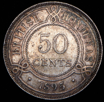 50 центов 1895 (Британский Гондурас)