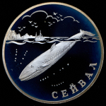 Рубль 2002 "Сейвал (кит)" СПМД