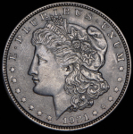 1 доллар 1921 (США) без букв