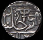 1 рупия. Акбар II. Индия. Империя Моголов 