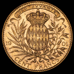 100 франков 1901 (Монако) A