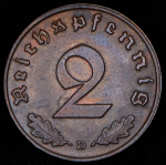 2 пфеннига 1938 (Германия)