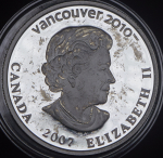25 долларов 2007 "XXI зимние Олимпийские игры в Ванкувере: Биатлон" (Канада)