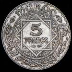 5 франков 1934 (Марокко)