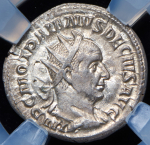 Антониниан. Филипп I Араб. Рим империя (в слабе)