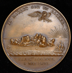 Медаль "На смерть Наполеона: Острове Св. Елены" (Франция)