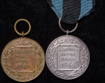 Набор из 2-х медалей 1944 "Заслуженным на поле славы" (Польша)