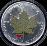 Набор из 4-х сер  монет 5 долларов 2006 "Карточные масти" (Канада)
