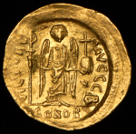 Солид  Юстиниан I  Византия