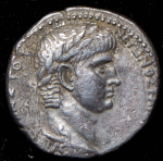 Тетрадрахма  Нерон  Рим империя