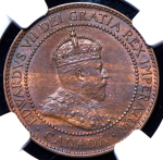 1 цент 1909 (Канада) (в слабе)