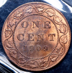 1 цент 1909 (Канада) 