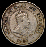 1 фартинг 1907 (Ямайка)