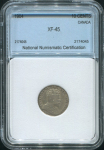 10 центов 1904 (Канада) (в слабе)