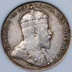 25 центов 1910 (Канада) (в слабе)