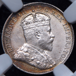 5 центов 1909 (Канада (в слабе)