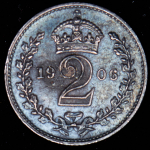 Набор монет Монди (Maundy set) 1906 (Великобритания)