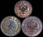 Набор из 12-ти сер  монет (Финляндия)