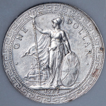 1 доллар 1907 "Торговый доллар" (Великобритания) (в слабе)