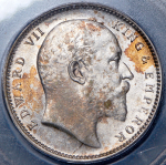 1 рупия 1910 (Индия) (в слабе) C
