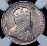 25 центов 1903 (Канада) (в слабе)