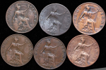 Набор из 12-ти монет 1902-1910 (Великобритания)