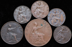 Набор из 12-ти монет 1902-1910 (Великобритания)