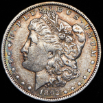 1 доллар 1892 (США) O