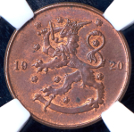 10 пенни 1920 (Финляндия) (в слабе)
