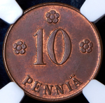 10 пенни 1920 (Финляндия) (в слабе)