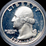 25 центов 1976 "200 лет независимости США" (США) S