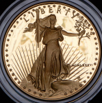 50 долларов 1986 "Золотой американский орел" (США) (в п/у) W (первый год)