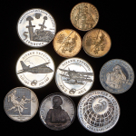 Набор из 10-ти памятных монет (Украина)