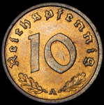 10 пфенингов 1939 (Германия) A