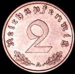 2 пфенинга 1939 (Германия) A