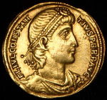 Солид. Констанций II. Рим империя