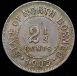 2,5 цента 1903 (Северное Борнео) H