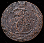 5 копеек 1787 ТМ (Бит R1. Иль. 10р. Петр. 9р.)