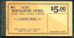 Купонная книжка на 5 долларов 1915 "Island Creek Stores" (Шпицберген)