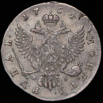 Рубль 1754 ММД-ЕI