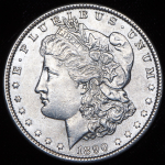 1 доллар 1890 (США) без букв