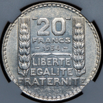 20 франков 1934 (Франция) (в слабе)