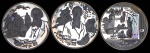 Набор из 3-х сер. монет 2 рубля 1998 СПМД