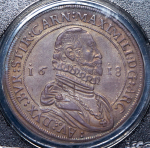 Талер 1618 (Тироль) (в слабе)