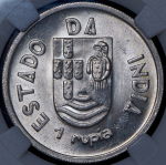 1 рупия 1935 (Португальская Индия) (в слабе)