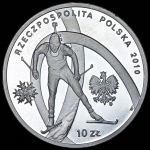 10 злотых 2010 "Польская сборная на XXI зимних Олимпийских играх в Ванкувере" (Польша)