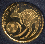 2 доллара 2009 "Южная Африка. Чемпионат мира по футболу FIFA 2010" (Австралия)