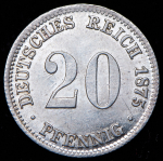 20 пфеннигов 1875 (Германия) A