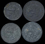 Набор из 4-х монет (Протекторат Богемии и Моравии)