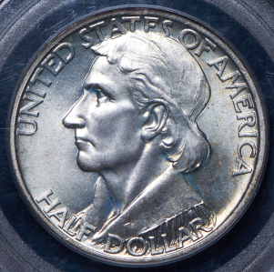 1/2 доллара 1935 "200 лет со дня рождения Даниэля Буна" (США) (в слабе)